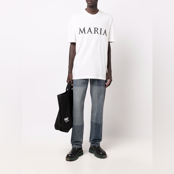 032ccolour-block straight-leg jeans